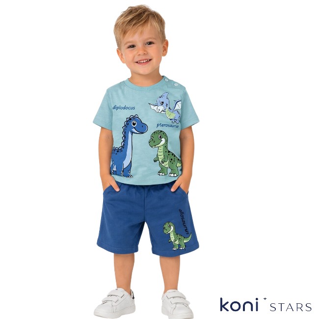 Детски летен комплект Give Up светло зелен