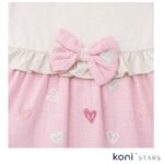 Детска рокля със сърца и панделка Barny Kids - Image 3