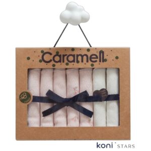 All time girl Розови кърпи за бебе от памук 7бр