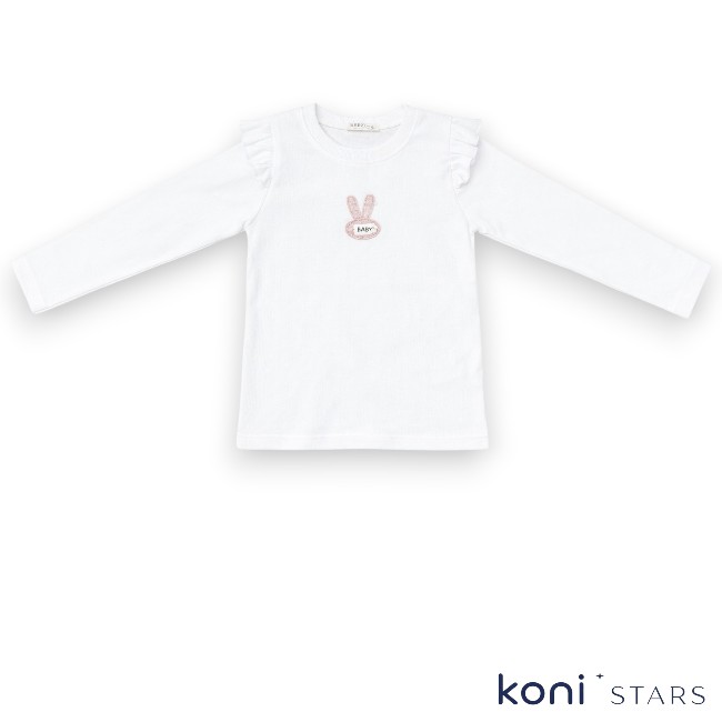 Памучна детска блуза Baby екрю Breeze