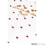 Памучна детска блуза екрю Hearts Breeze