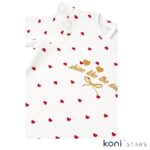 Памучна детска блуза екрю Hearts Breeze - Image 3