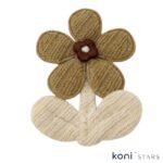 Памучна детска блуза Flower екрю Breeze - Image 2