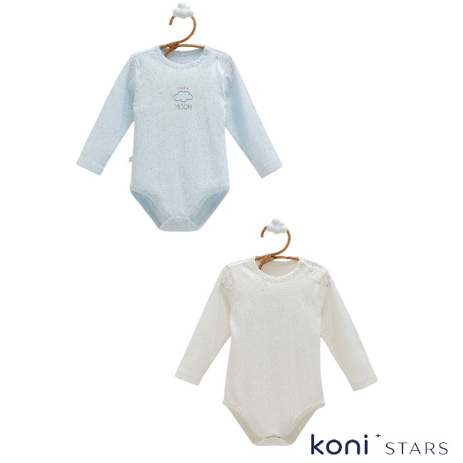 Caramell All time boy син 2 бр бебешко боди