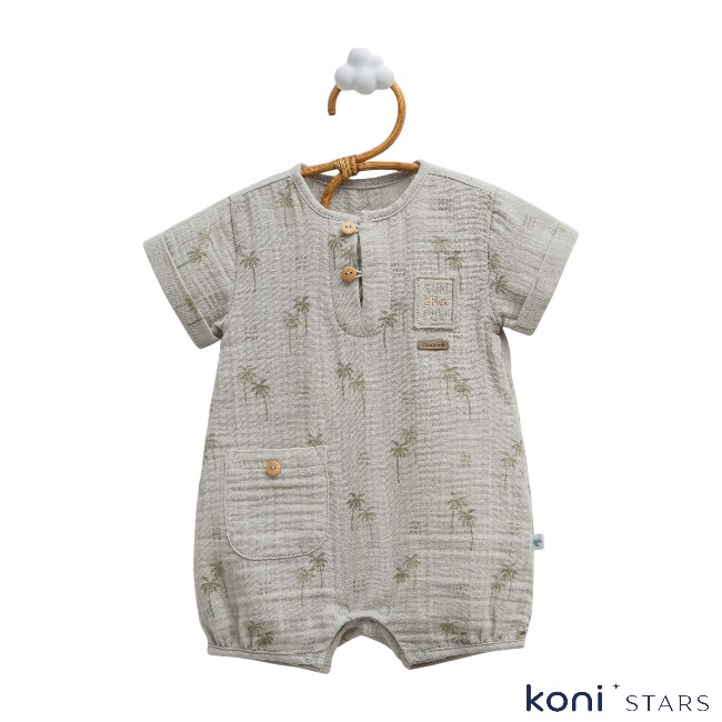 Caramell Free boy Зелен ромпър за бебе 01R