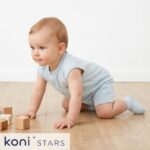 Caramell Hello boy Син ромпър за бебе - CR-TKK2457-PEMBE R3
