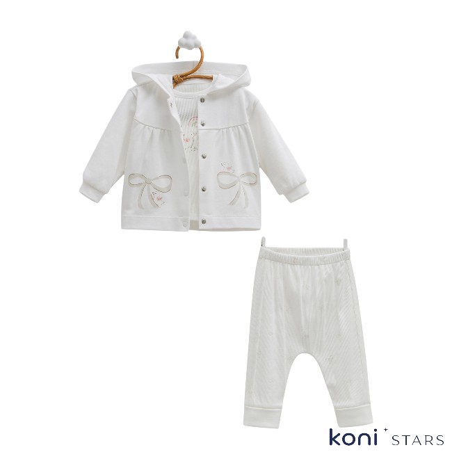 Caramell Love time Розов бебешки комплект от 3 части R