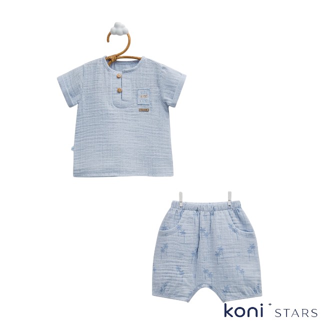 Free boy Син летен комплект за бебе Caramell 01R