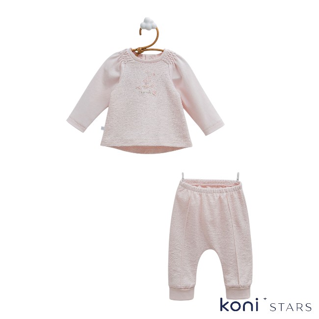 Happy spring Розов комплект за бебе Caramell CR-TKK2246-PEMBE R1