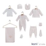 Love time Розов комплект за изписване на бебе Caramell