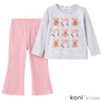 Детски комплект Teddy Ribbon блуза и клин Breeze