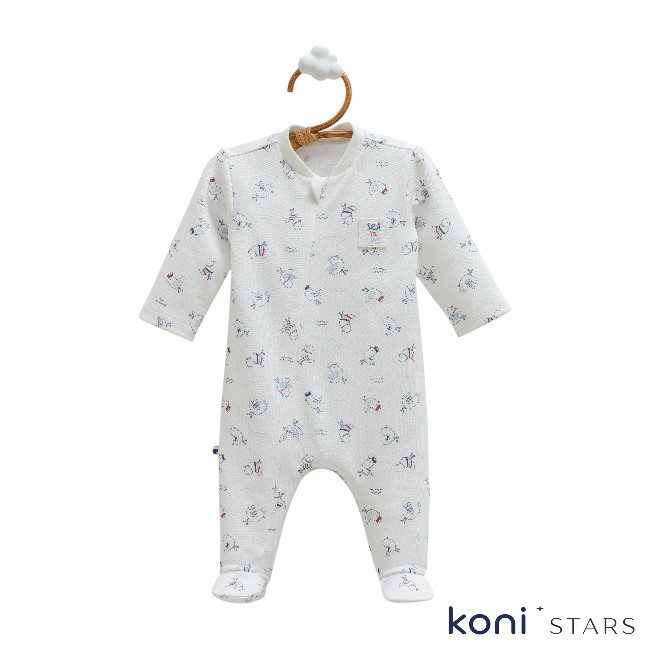 Marine Екрю гащеризон за бебе Caramell 00R