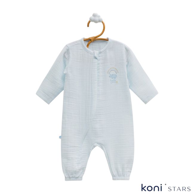 Бебешки гащеризон Caramell Jungle friends Син RR