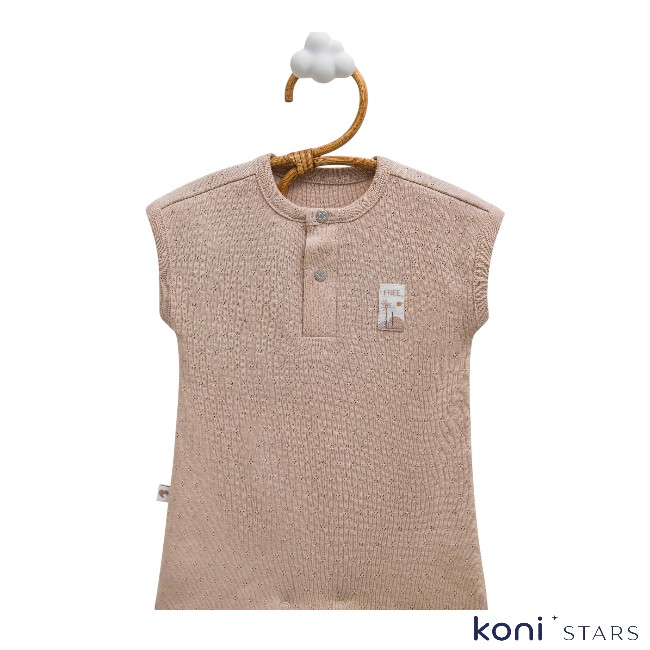 Бебешки ромпър Caramell Hello boy Кафяв 01 R