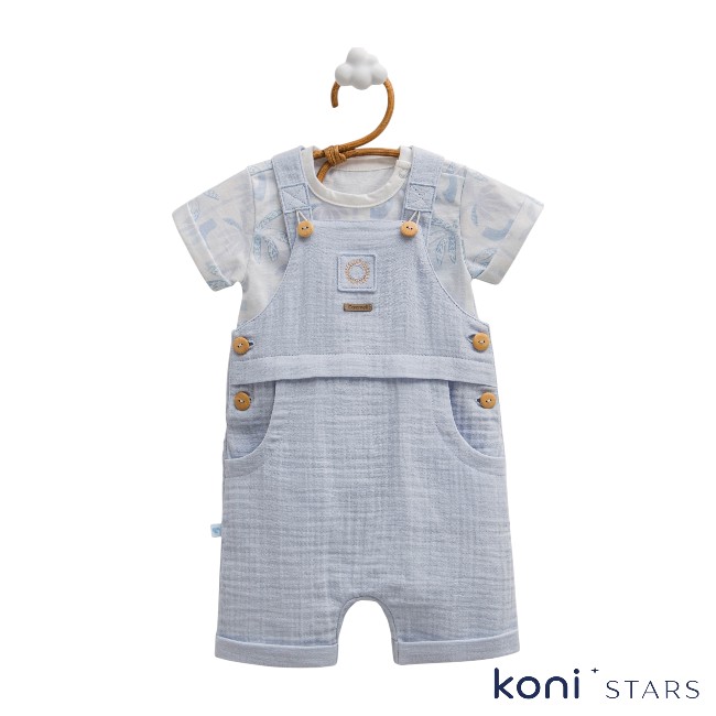 Гащеризон и тениска Free boy Син Caramell 01R