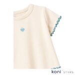 Детска рипсена тениска светлобежова с къдрички Zippy ZKGAP0303_26006-Beige R1