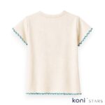 Детска рипсена тениска светлобежова с къдрички Zippy ZKGAP0303_26006-Beige R1