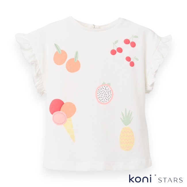 Детска тениска с плодове в бяло Zippy ZBGAP0303_26009 R1Детска тениска с плодове в бяло Zippy ZBGAP0303_26009 R1