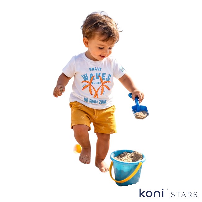 Детски комплект оранжев Waves Rach 00R