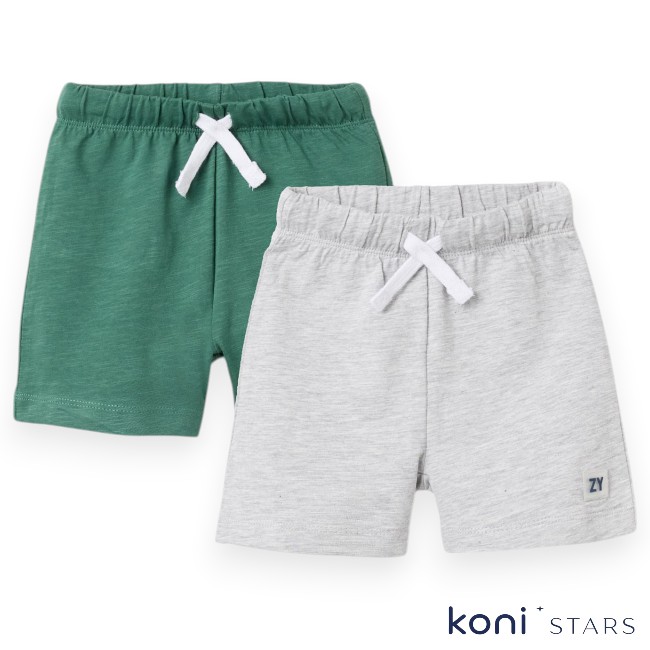 Детски къси панталони зелен и сив комплект 2 бр Zippy
