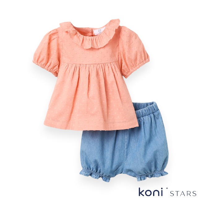 Комплект блуза и къси панталони за бебе Zippy ZBGAP0602_26002 R00