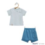 Летен комплект Caramell Hello boy Син бебешки 01 R