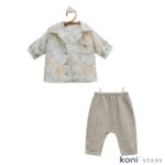 Риза тениска и панталони Free boy Зелен Caramell 01R