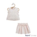 Розов бебешки комплект Caramell – муселин Smile CR-TKK24 R0157-PEMBE R1