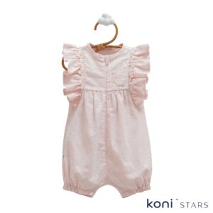 Ромпър за бебе Mini lady Розов муселин Caramell 01R