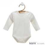 2 бр бебешко боди екрю Beauty Girl Caramell CR-BK1936-EKRU R3