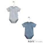 2 бр синьо бебешко боди Basic Caramell CR-BK2086-MAVI R1 (