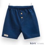 Бебешки памучен комплект Fun Summer Тъмносин