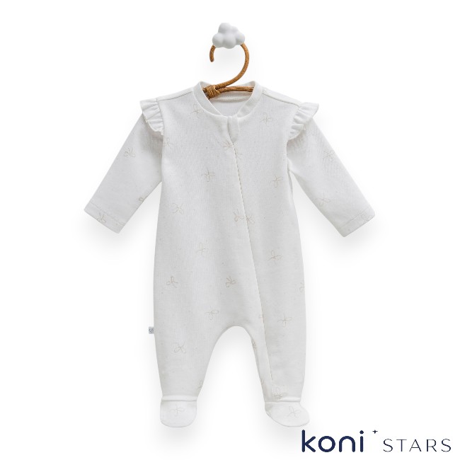 Бебешки екрю гащеризон Love time Caramell CR-TK2252-EKRU R1