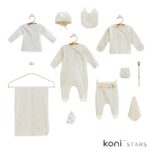 Бебешки комплект за изписване Cosy екрю Caramell CR-ZK2464-EKRU-56-62 R1