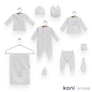 Бебешки комплект за изписване First Car екрю Caramell CR-ZE2217-EKRU-56-62 R 1