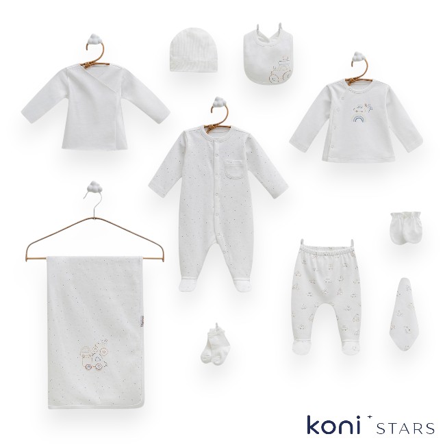 Бебешки комплект за изписване First Car екрю Caramell CR-ZE2217-EKRU-56-62 R 1