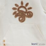 Бебешки комплект памук кафяв Fun Summer Caramell CR-TKE2475-KAHVE R6
