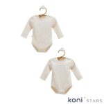 Бежовo боди за бебе Beauty Girl 2 бр Caramell CR-BK1936-BEJ R1