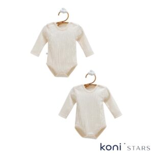 Бежовo боди за бебе Beauty Girl 2 бр Caramell CR-BK1936-BEJ