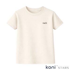 Детска тениска в бяло Rach - изчистен модел RA-2009-White R1 Тениски за момичета от 0 до 3 години