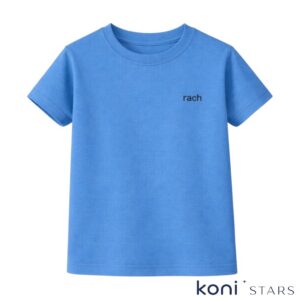 Детска тениска в синьо Rach изчистен модел RA-2009-Blue R1