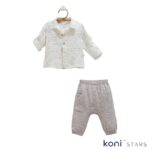 Комплект за бебе 3 части Hello Summer Caramell CR-TKE2461-GRI R1