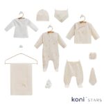 Комплект за изписване бежов JUNGLE FRIENDS за бебе Caramell CR-ZE2355-BEJ-56-62 R1