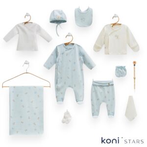 Комплект за изписване син Cosy за бебе Caramell CR-ZE2484-MAVI-56-62 R1