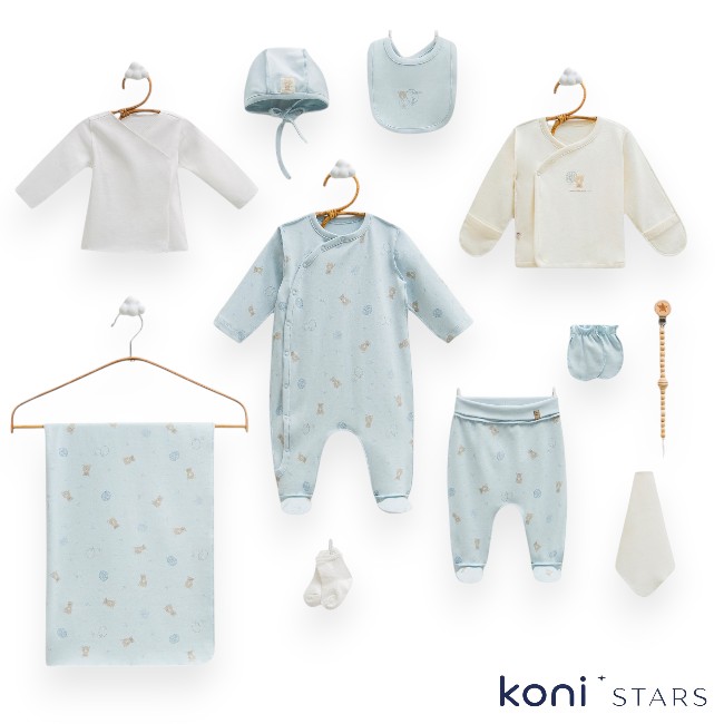 Комплект за изписване син Cosy за бебе Caramell CR-ZE2484-MAVI-56-62 R1