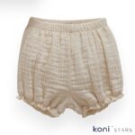 Ленен комплект в бежово Lace Flowers Caramell CR-TKK2444-BEJ R3