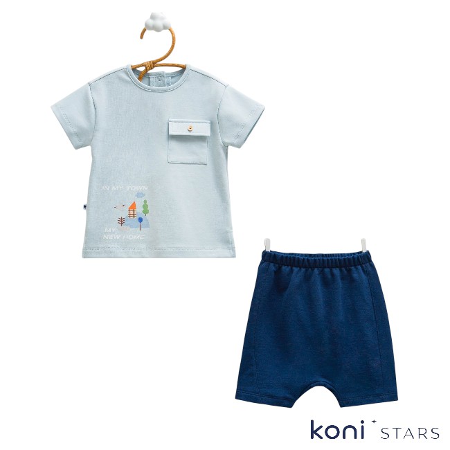 Летен комплект за бебе син Fun Summer CR-TKE2476-MAVI R1