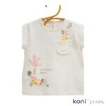 Летен комплект пепел от рози памук Summer Love Caramell CR-TKK2482-GULKURUSU R2