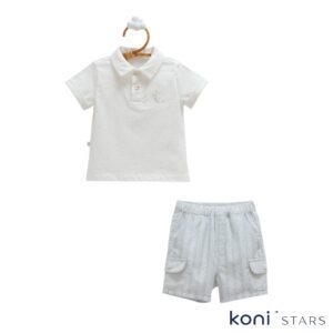 Летен комплект син New Linen Caramell CR-TKE2437-MAVI 01R