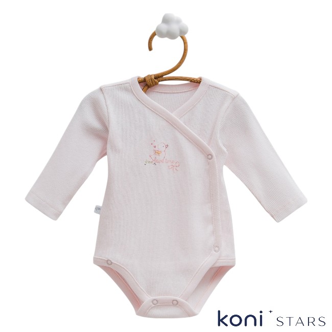 Розовo бебешко боди Love Time Caramell CR-BK2257-PEMBE R1